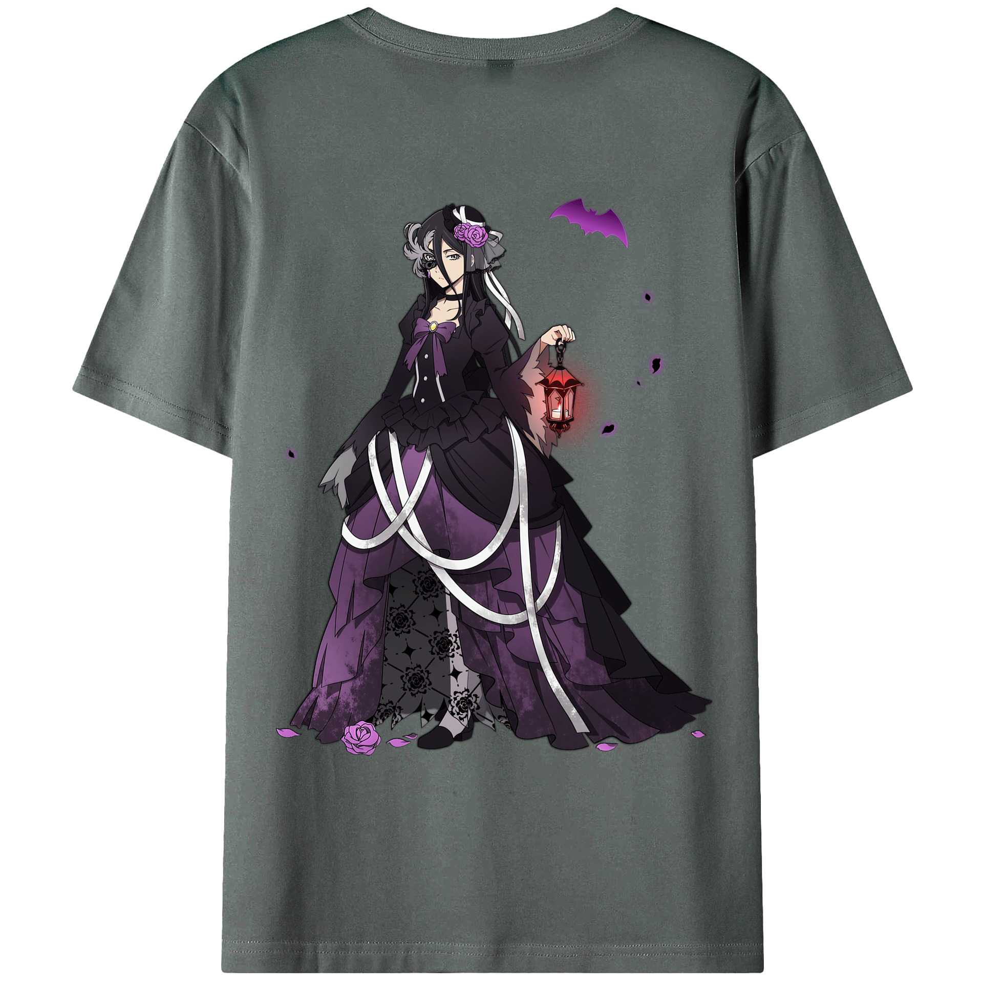 （画像用） 文豪ストレイドッグス Bungo Stray Dogs 綿100％ メンズ半袖Tシャツ（バックプリント） 通気性
